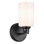 Gioe Wall Sconce - Black / Opal