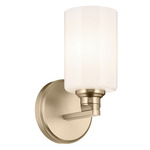 Gioe Wall Sconce - Champagne Bronze / Opal