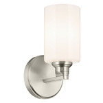 Gioe Wall Sconce - Brushed Nickel / Opal