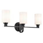 Gioe Bathroom Vanity Light - Black / Opal