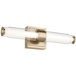 Laurene Bathroom Vanity Light - Champagne Bronze / Clear
