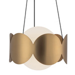 Ciel Chandelier - Brushed Gold / Opal