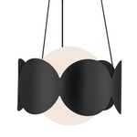 Ciel Chandelier - Black / Opal