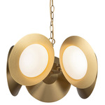 Cleo Chandelier - Brushed Gold / Opal
