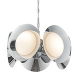 Cleo Chandelier - Chrome / Opal