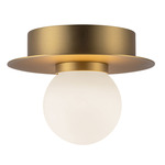 Elixir Ceiling Light  - Brushed Gold / Opal