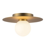 Elixir Ceiling Light  - Brushed Gold / Opal