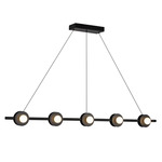 Elixir Linear Pendant - Black / Opal