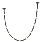 Corda Pendant - Black / Opal