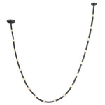 Corda Pendant - Black / Opal