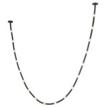 Corda Pendant - Black / Opal