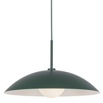 Regent Pendant - Pine Green / Opal