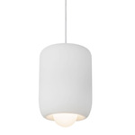 Hayden Pendant - Antique White / Opal