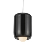 Hayden Pendant - Gloss Black / Opal
