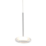 Stephord Pendant - Chrome / Clear