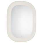 Float Color-Select Vanity Mirror - White / Mirror