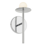 Elixir Wall Sconce - Chrome / Opal