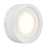 Arco Wall Sconce - White / Frosted