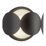 Ciel Wall Sconce - Black / Opal