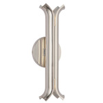 Husk Wall Sconce - Polished Nickel / Clear