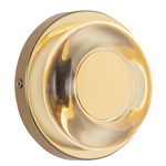 Stephord Wall Sconce - Metallic Brass / Clear