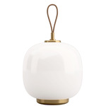 VL45 Radiohus Portable Table Lamp - Brass / Opal White