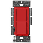 Diva 120-277V LED Driver / Fluorescent Ballast 0-10V Dimmer - Satin Signal Red