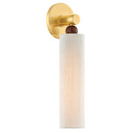 Reyn Wall Sconce - Aged Brass / White