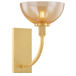 Eva Wall Sconce - Aged Brass / Light Bronze