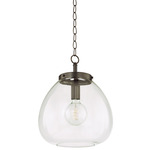 Della Pendant - True Bronze / Clear