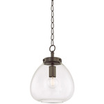 Della Pendant - True Bronze / Clear