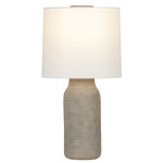 Stassi Table Lamp - Grey Brown / White Linen