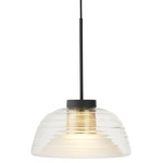 Two Layer Pendant - Black