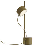 Post Table Lamp - Brown Green