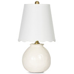 Amoria Mini Table Lamp - Ivory / Natural Linen