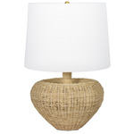 Avery Table Lamp - Natural / White
