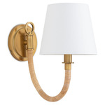 Treble Wall Sconce - Natural / White