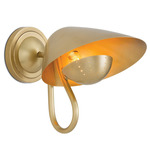 Keaton Wall Sconce - Natural Brass
