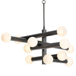 Dion Chandelier - Oil Rubbed Bronze / Alabaster