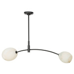 Artemis Double Pendant - Oil Rubbed Bronze / Alabaster