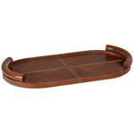 Forte Oval Tray - Brown Tan