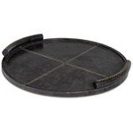 Forte Round Tray - Black