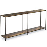 Henri Console - Blackened Iron / Brass