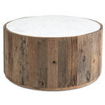 Eli Coffee Table - Natural / Marble