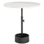 Myles Accent Table - Oil Rubbed Bronze / Marble