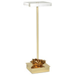 Adeline Accent Table - Gold / Clear