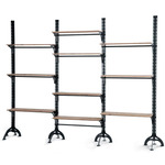 Detroit Shelving Unit - Blackened Iron
