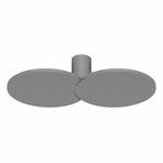 Collide Double Wall / Ceiling Light - Graphite