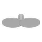 Collide Double Wall / Ceiling Light - Silver