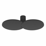 Collide Double Wall / Ceiling Light - Matte Black